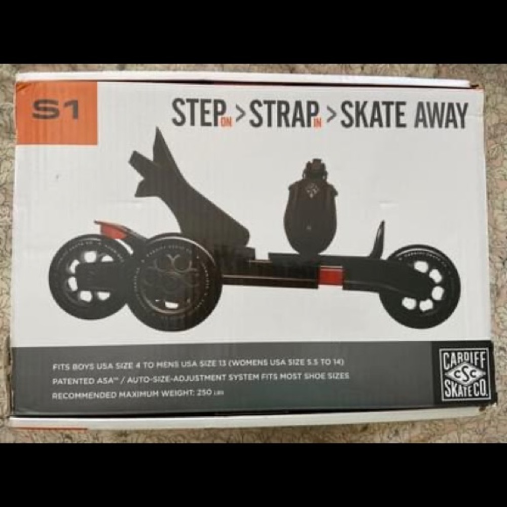 Cardiff Skate Co. S1 strap-on roller skates!!